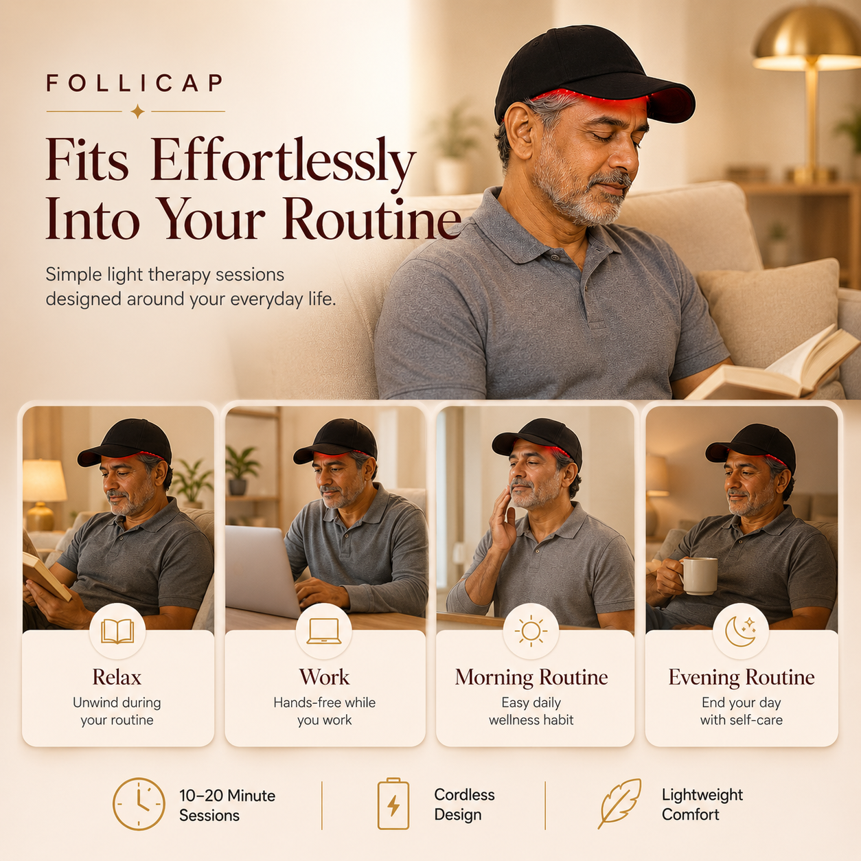 Follicap LED Hair Growth Therapy Cap