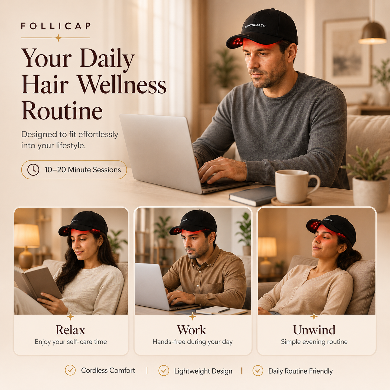 Follicap LED Hair Growth Therapy Cap