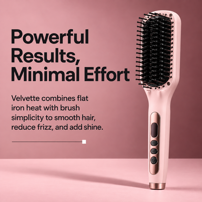 Velvette Ceramic Hair Straightening Brush