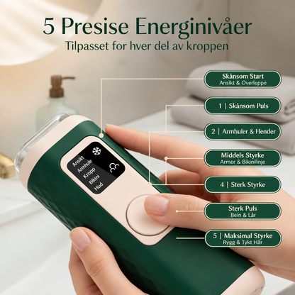 Gloreine IPL-hårfjerningsapparat for silkemyk hud