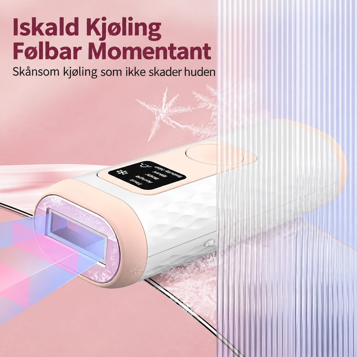 Gloreine IPL-hårfjerningsapparat for silkemyk hud
