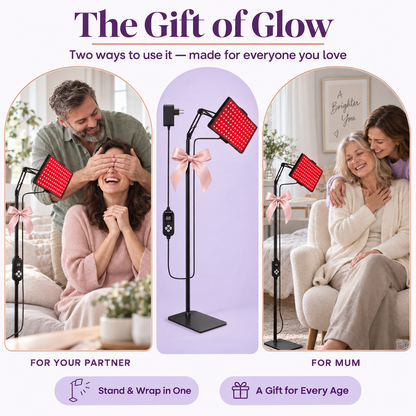 RubyFlex Duo Red Light Therapy Lamp