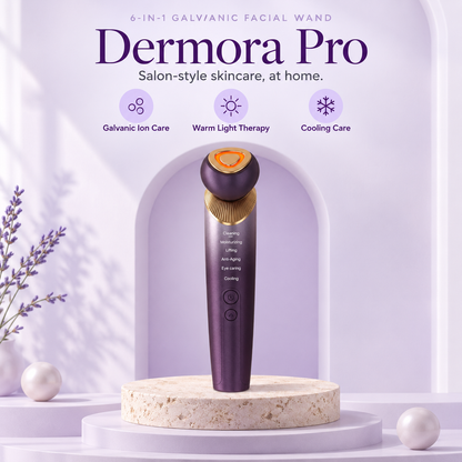 Dermora Pro 6-in-1 Galvanic Facial Wand