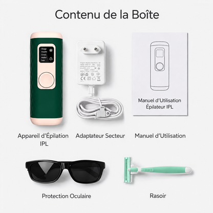 Appareil Épilation IPL Gloreine pour une Peau Soyeuse