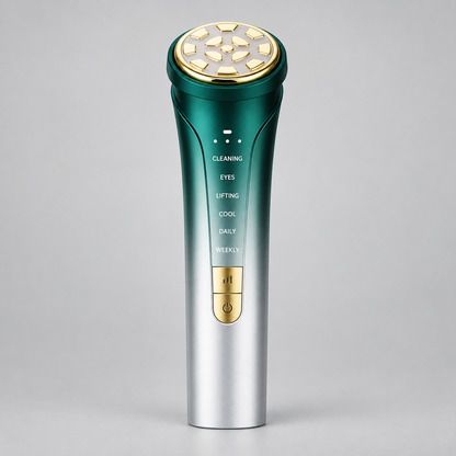 Nuvelle Pro RF Facial Wand | 6-in-1 LED Skin Device