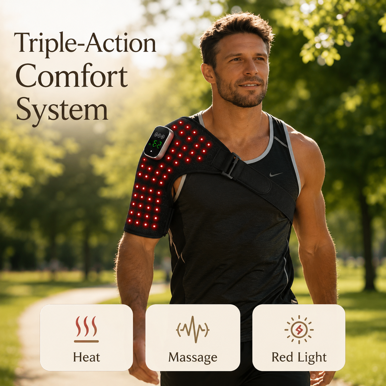 TheraFlex Red Light Shoulder Therapy Wrap