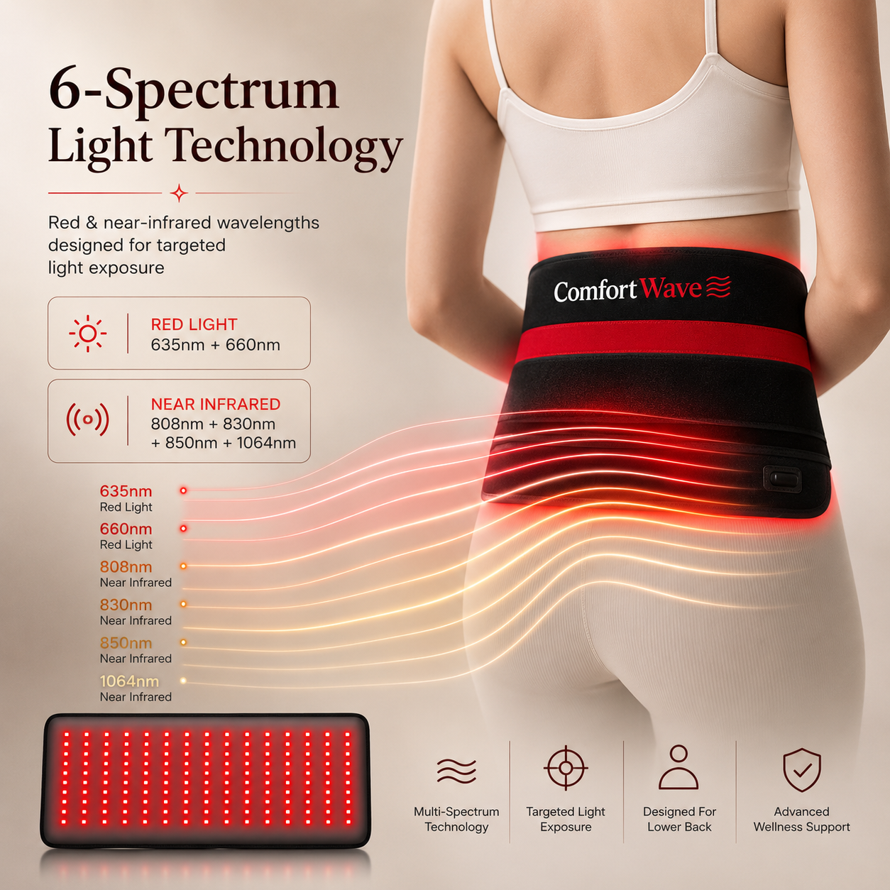 ComfortWave Red Light Therapy Wrap