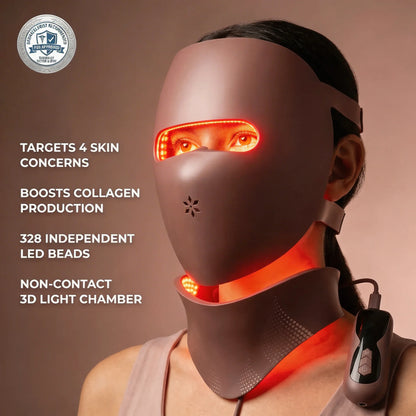 LumaWave Pro LED Face Mask – Red Light Therapy