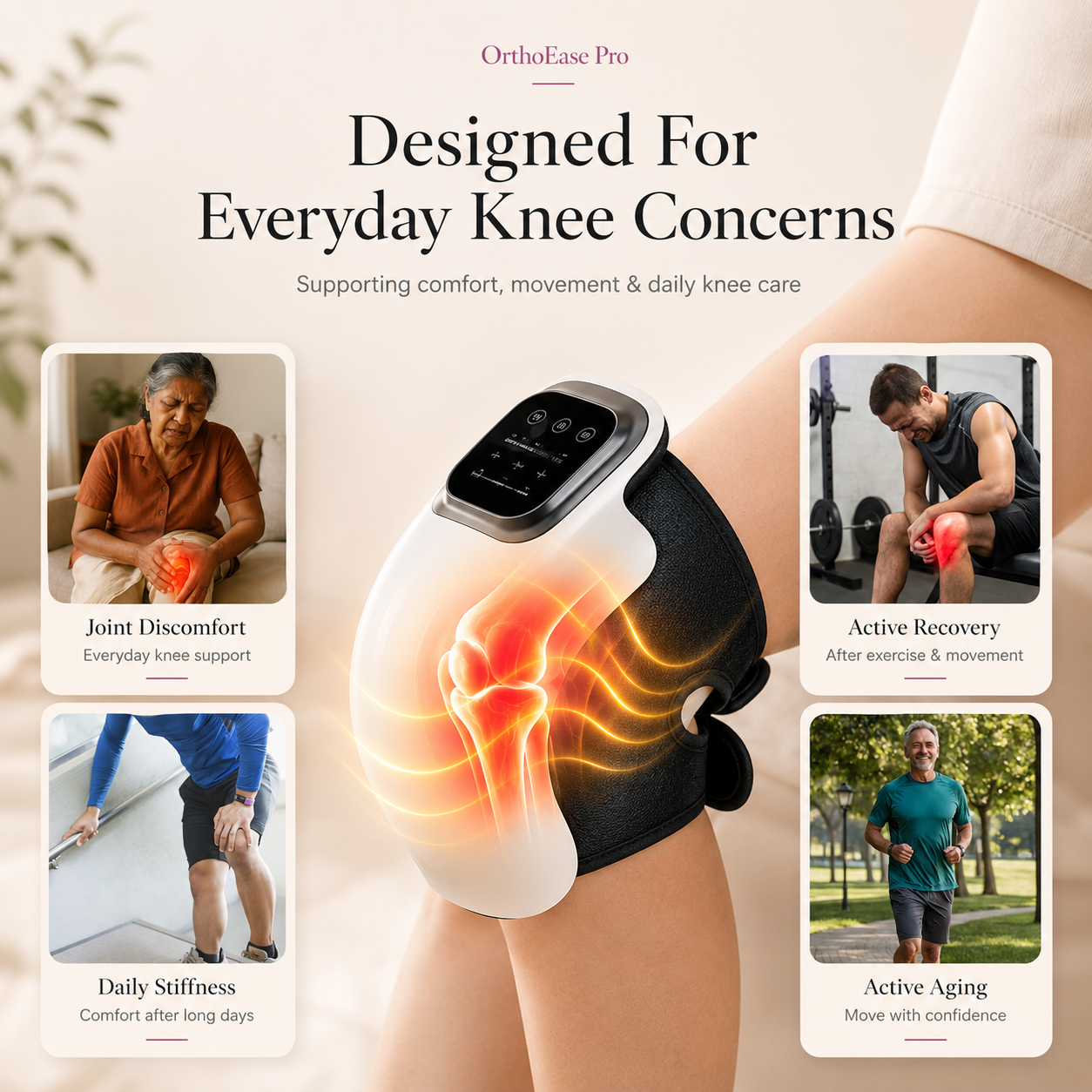 OrthoEase Pro - Smart Knee Massager